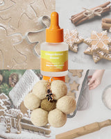 Gingerbread House - Felt Air Freshener with Christmas Charm