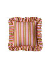 Sunrise Stripe Ruffle Cushion