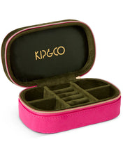 Load image into Gallery viewer, Prickly Pear Travel Velvet Jewellery Box
