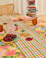 Sweet Flowers Tartan Table Runner