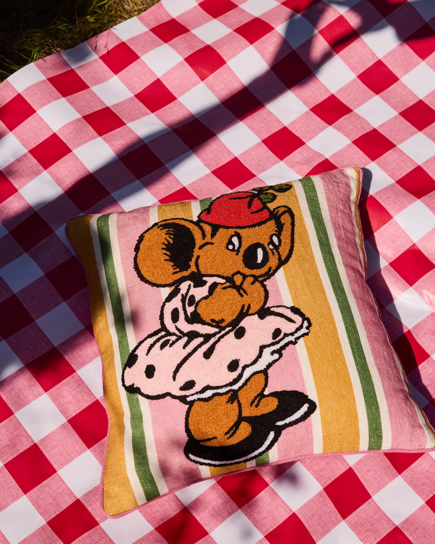 Kip&Co x Blinky Bill Nutsy Embroidered Cushion