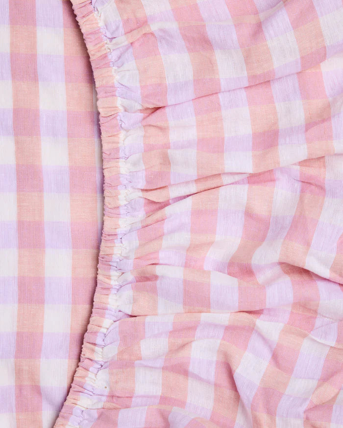 Hazy Days Linen Fitted Sheet
