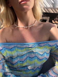 Riviera Necklace Pearl
