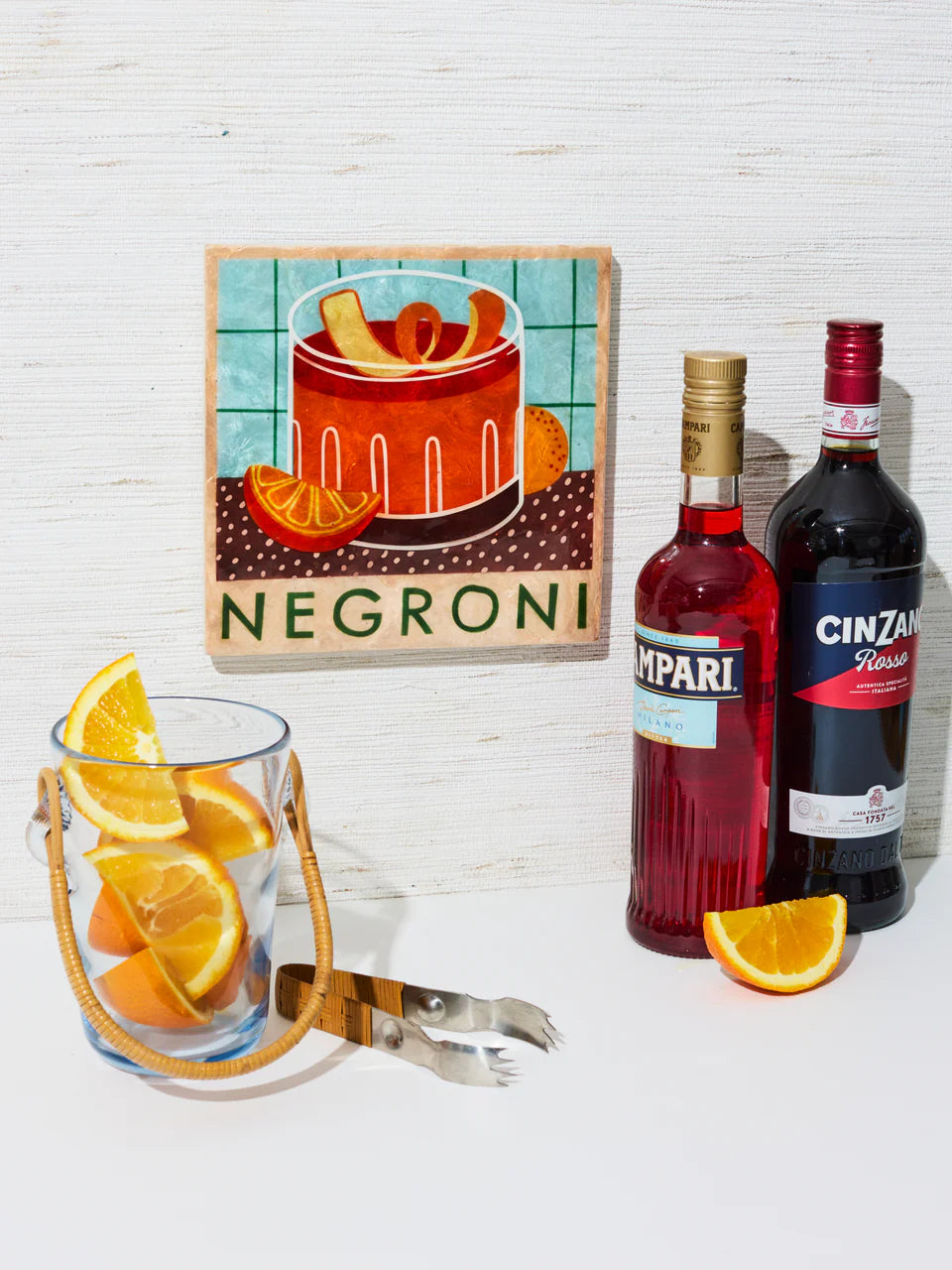 Happy Hour Negroni Tile