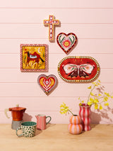 Fable Pink Small Cross Wall Tile