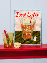 Barista Iced Latte Wall Tile