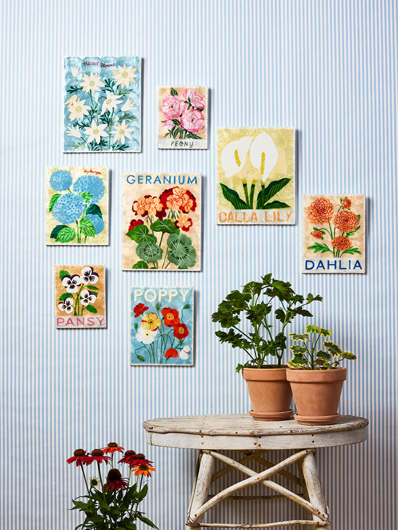 Market Flannel Flower Wall Tile
