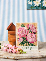 Market Peony Wall Tile