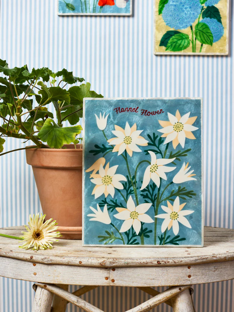 Market Flannel Flower Wall Tile