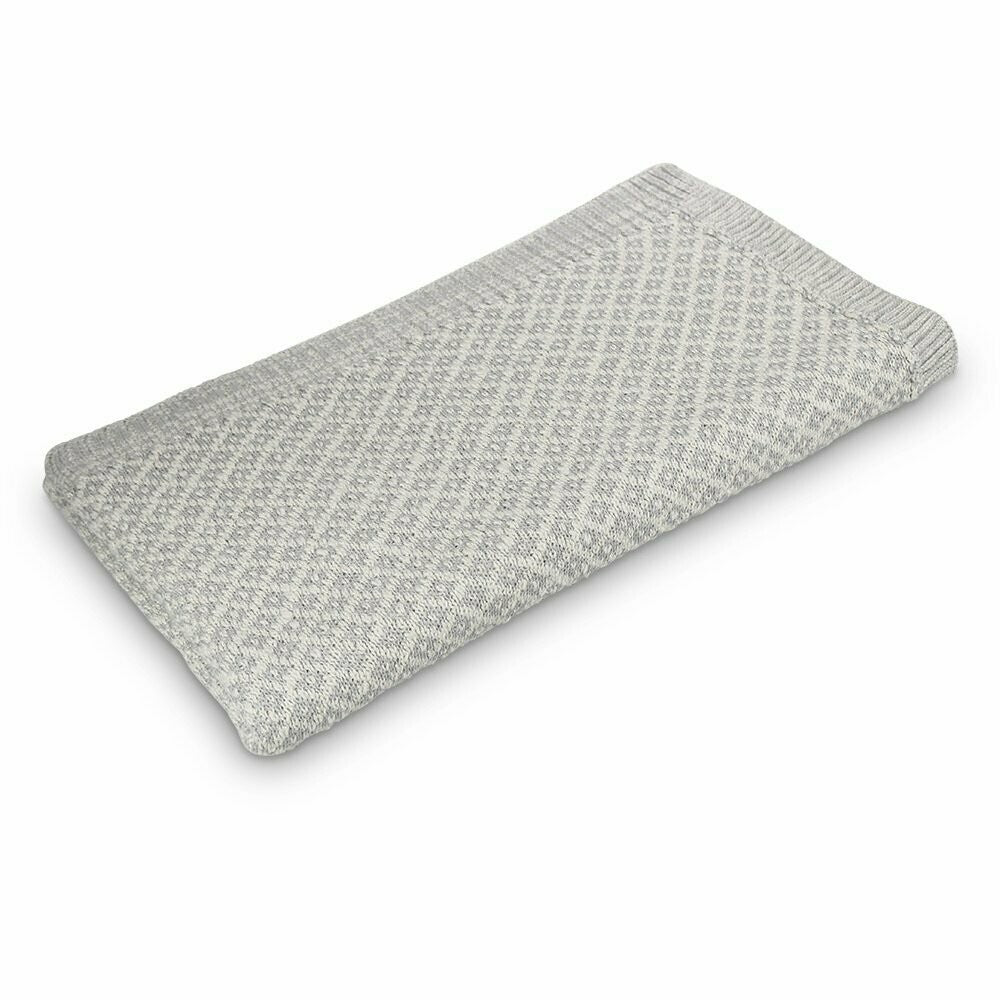 Brook Cot Blanket Grey