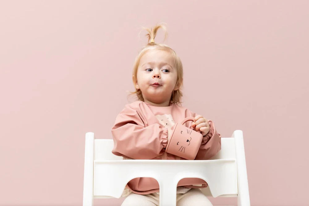 Waterproof Long Sleeve Bib - Mrs. Cat