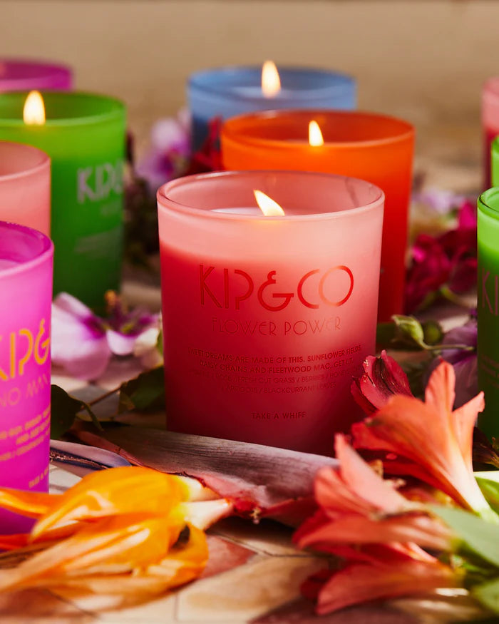 Flower Power Candle