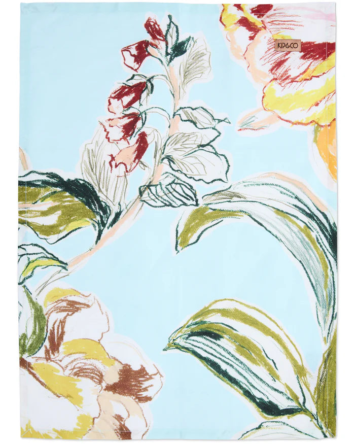 Somerset Blue Tea Towel