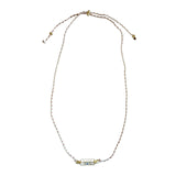 Cord Necklace White