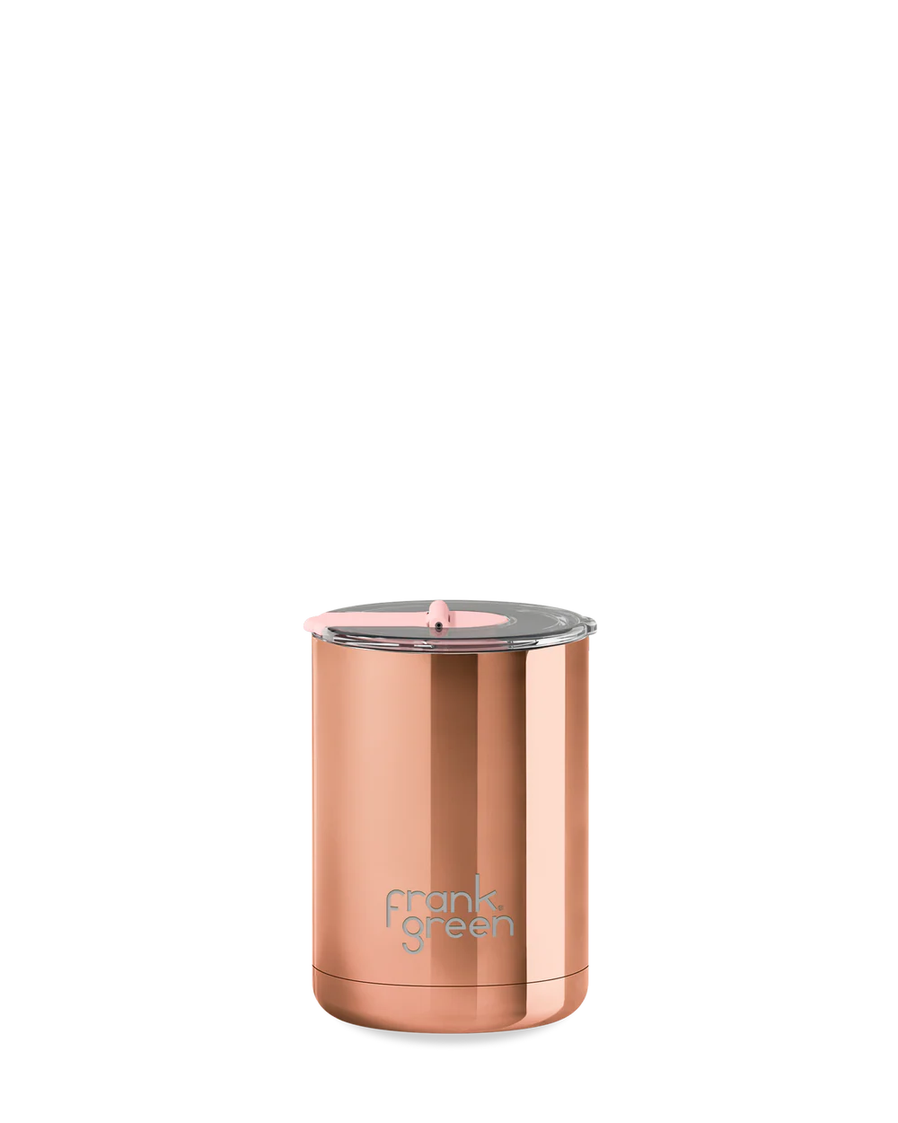 12oz Ceramic Coffee Cup - Rose Gold Chrome