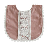 Olivia Bib Rose Linen