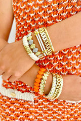 Gold Links - Cream