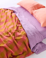 Wisteria Linen Fitted Sheet