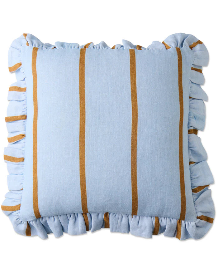 Como Stripe Frill Upholstery Cushion