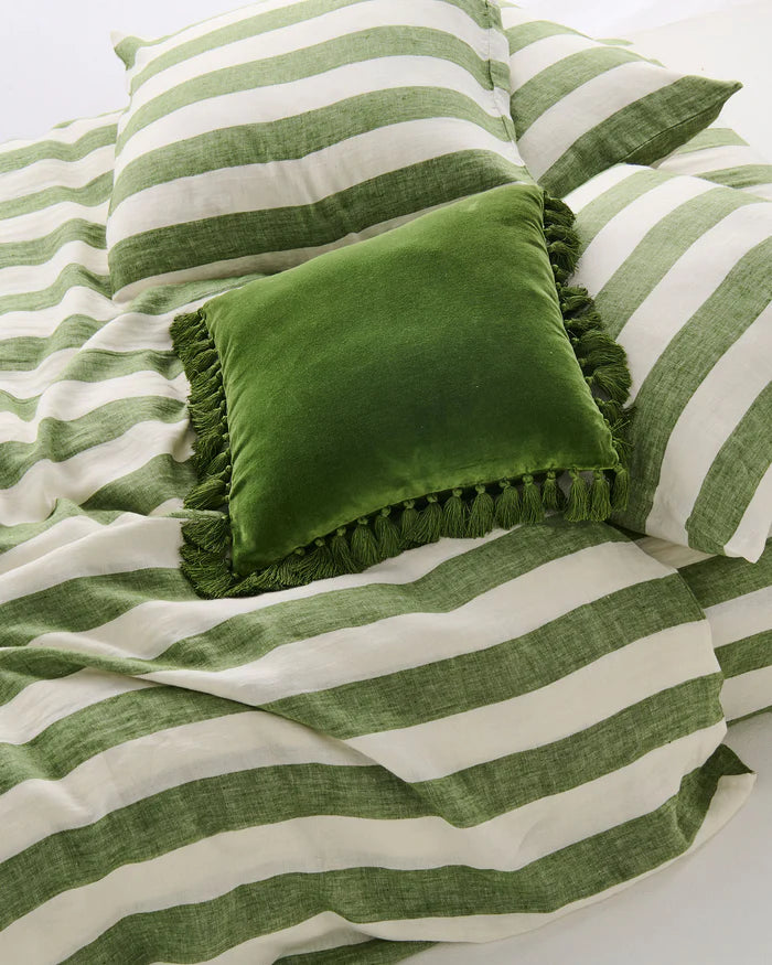 Campsite Velvet Tassel Cushion