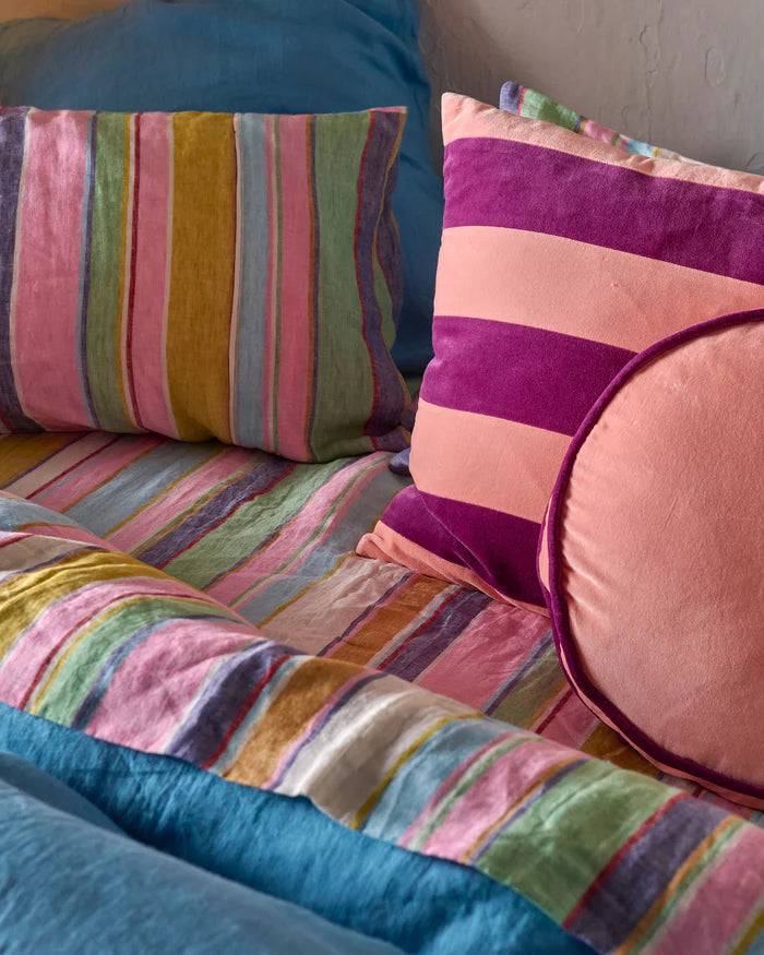 Tangier Days Linen Fitted Sheet