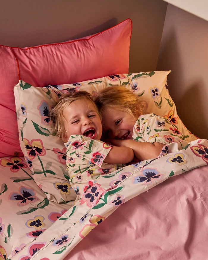 Pretty Pansy Organic Cotton Pillowcases