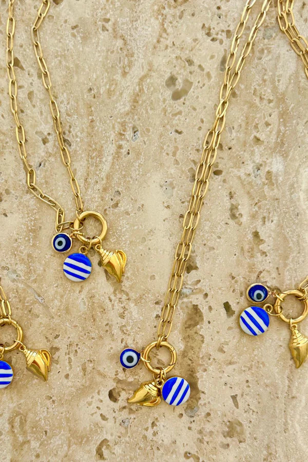 Mediterranean Charm Necklace