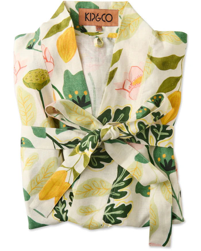 Follow The Sun Linen Robe