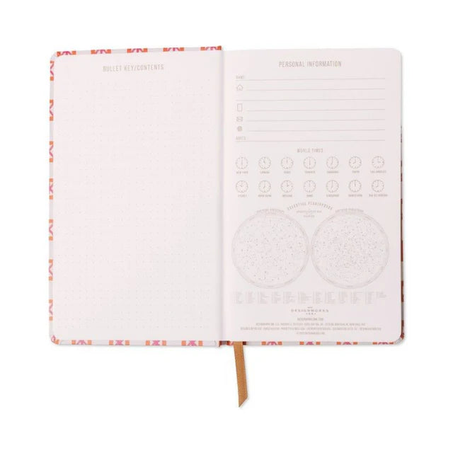 Orange Check Journal