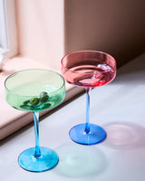 Blue Robin Margarita Glass 2P Set