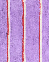Lavender Field Stripe Bath Mat