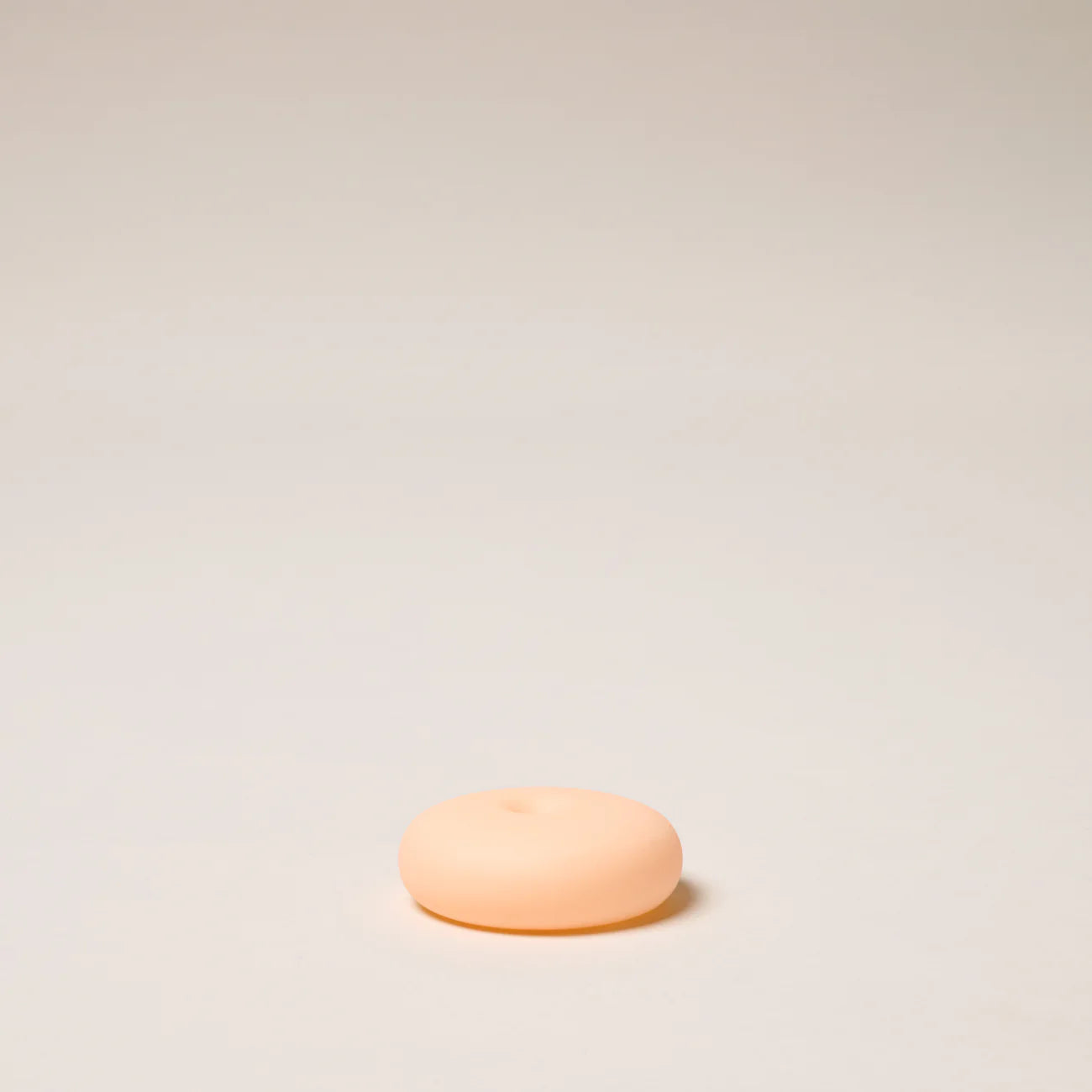 Frosted Glass Holder Small - Peach