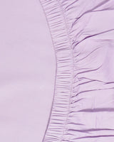 Glow In Lavender Bamboo Cotton Fitted Sheet