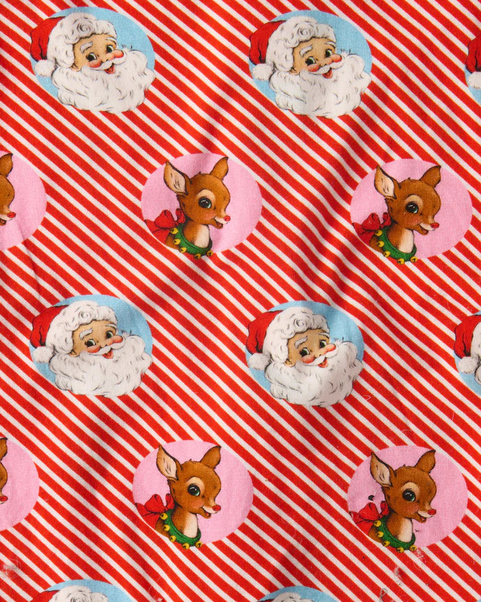 I Love Christmas Spot Organic Short Sleeve Romper