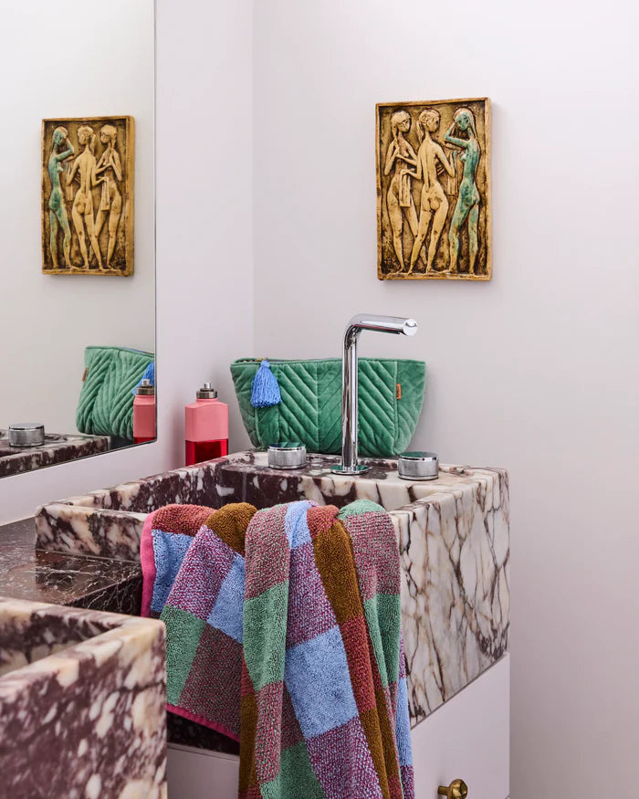 Seabed Velvet Toiletry Bag