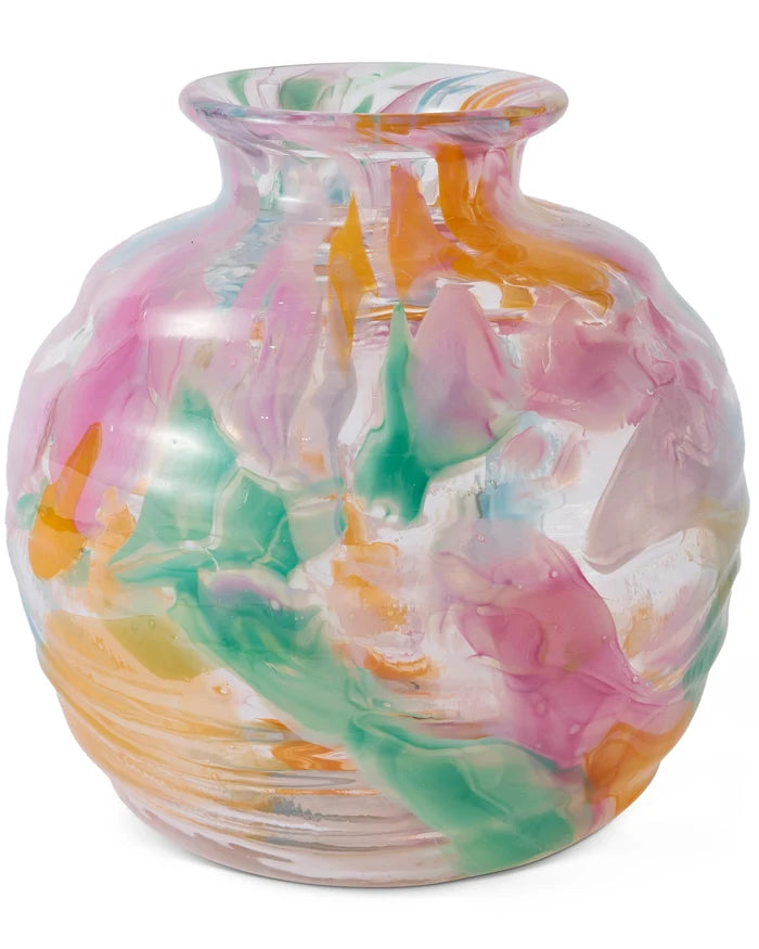 Swirl Sorbet Round Vase