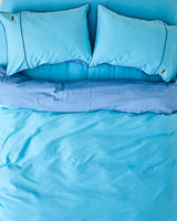 Glow In Blue Bamboo Cotton Pillowcases.