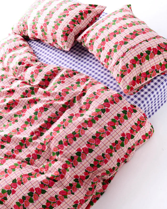 Rose Link Flannelette Pillowcases (2p)