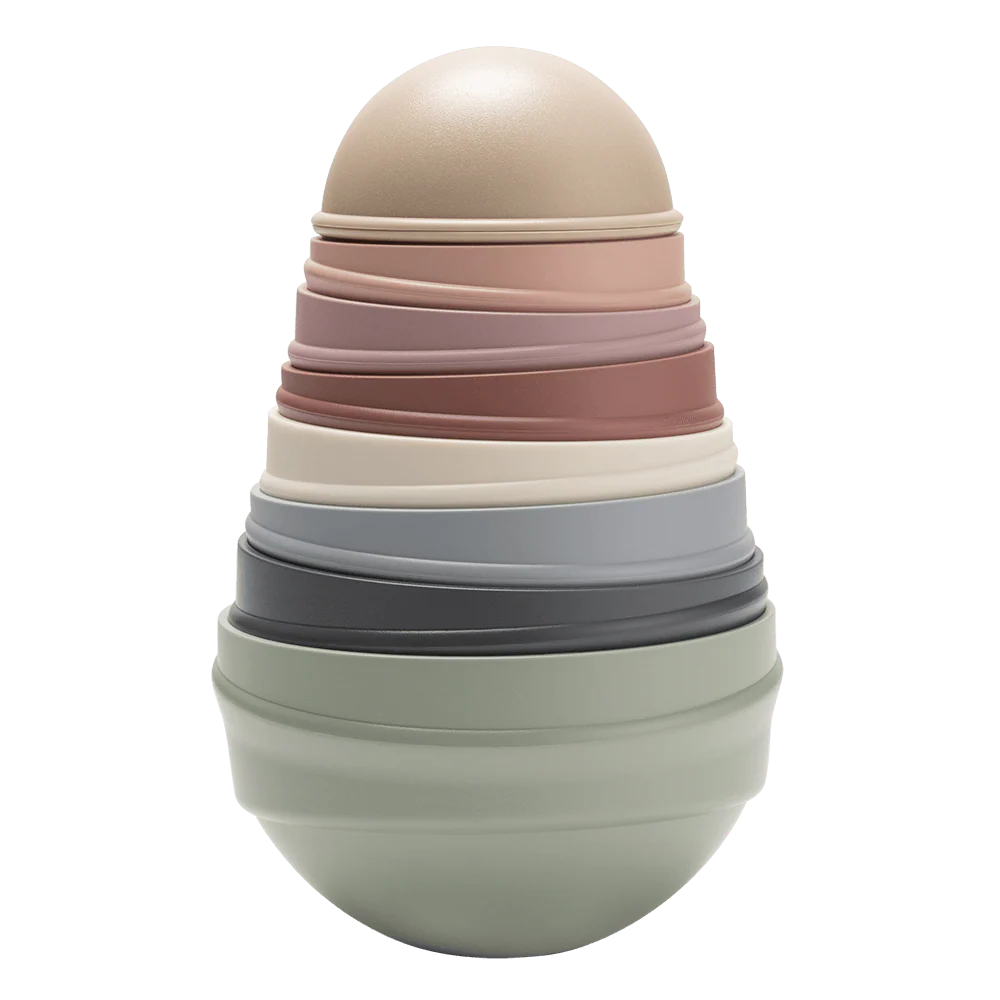 Wobbly Tower - Pastel Rainbow