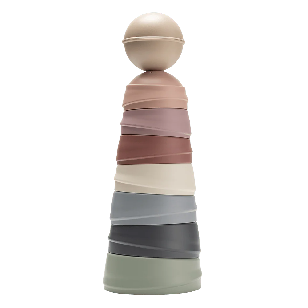 Wobbly Tower - Pastel Rainbow