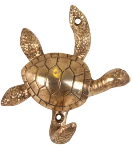 Turtle Brass Hook