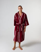 Ruby Rose Stripe Bamboo Terry Bath Robe