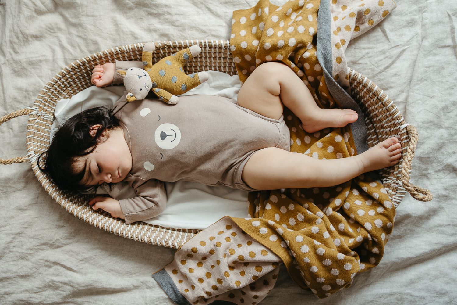 Baby Kitty Comforter - Honey