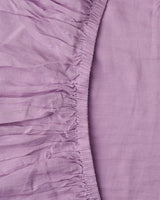 Wisteria Linen Fitted Sheet