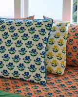 Kip & Co x Anna Spiro Indian Summer White Embroidered Cushion