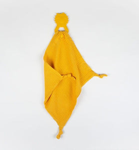 Ari Lion Comforter / Silicone Teether Combo - Mustard