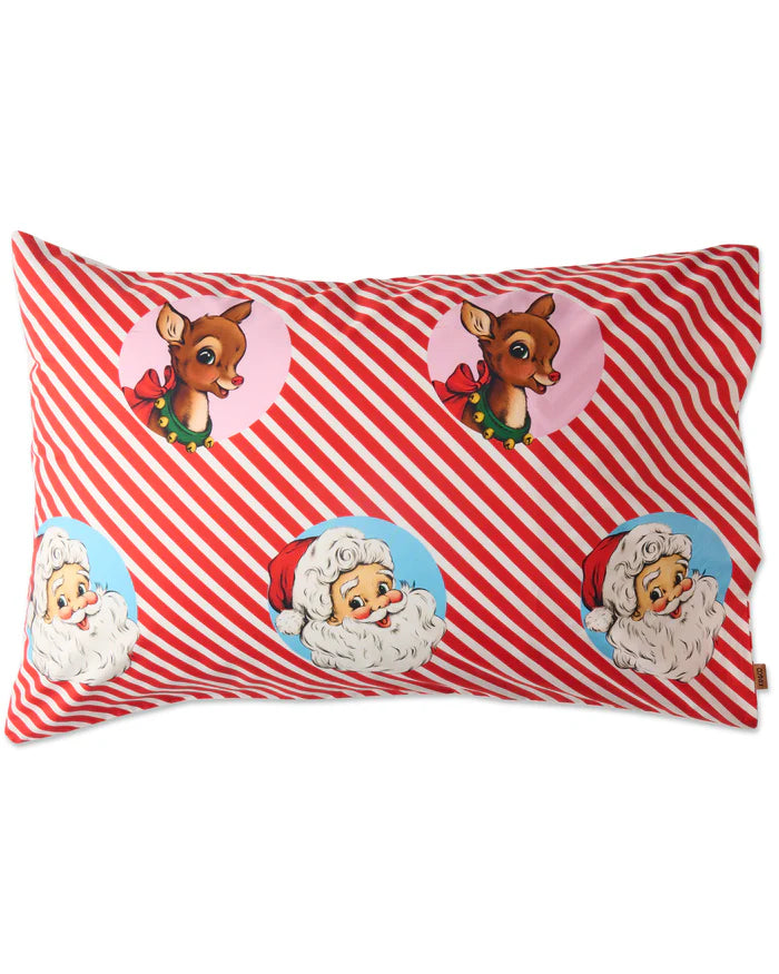 I Love Christmas Spot Organic Cotton Pillowcase