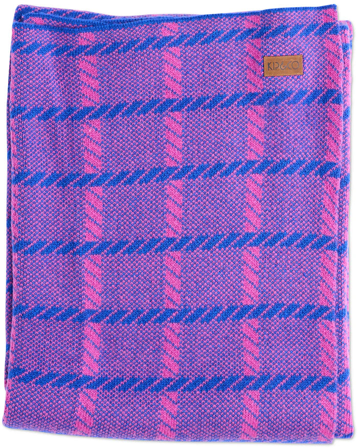 Pink Punch Check Blanket
