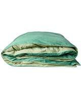 Glow In Green Bamboo Cotton Quilt Cover - King