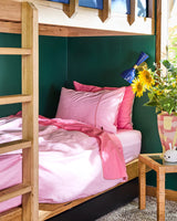 Glow In Pink Bamboo Cotton Pillowcases - Set of 2